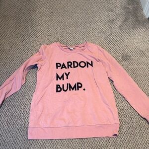 Pardon My Bump sweatshirt 🤍